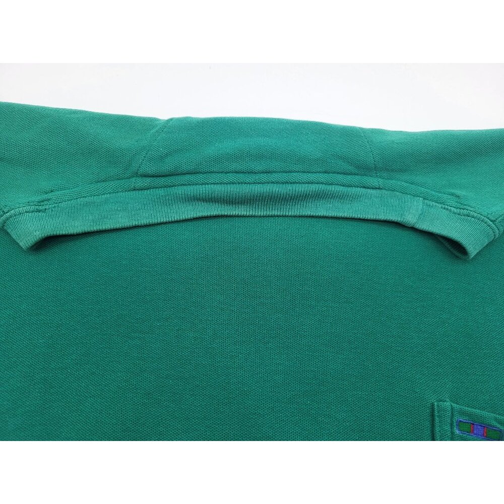 VTG Alexander Julian Colours Crew Neck Short Sleeve Shirt Pocket Green - Picture 7 of 8